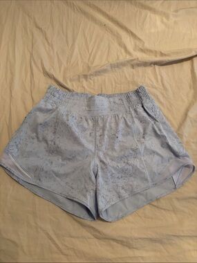 lululemon athletica Light Blue Athletic Running Shorts